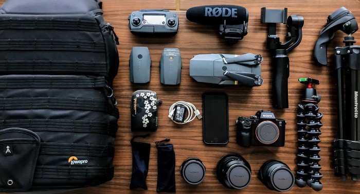 My Camera Gear - Flat Lay